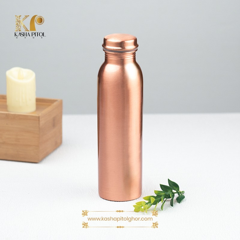 Pure Copper Bottle for Drinking Water - 1L