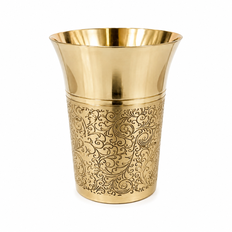Premium South Indian Design Glass - 4” - 250 ml