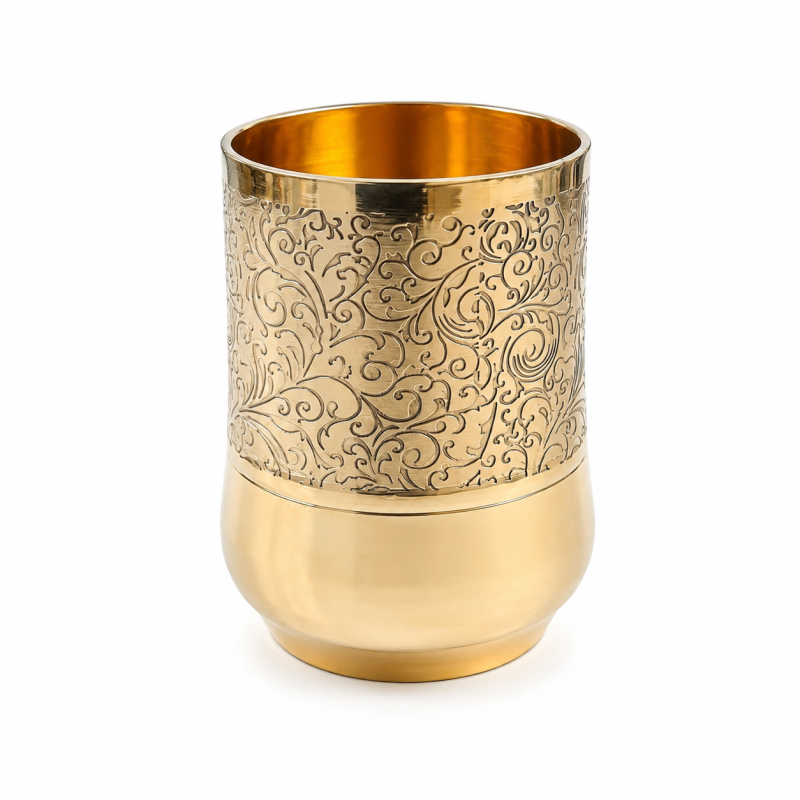 Premium South Indian Design Glass - 3.5” - 250 ml